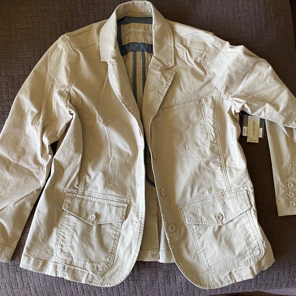 Eddie Bauer Womens Stretch Wash Blazer Size 18 NWT